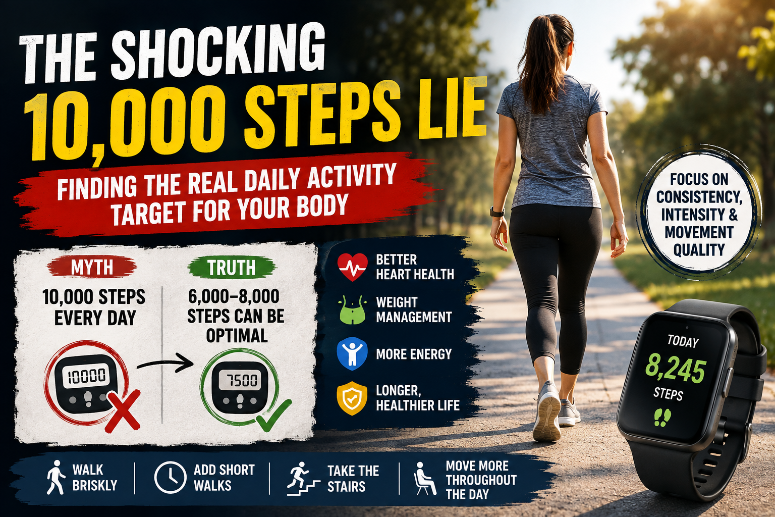 The Shocking 10,000 Steps Lie