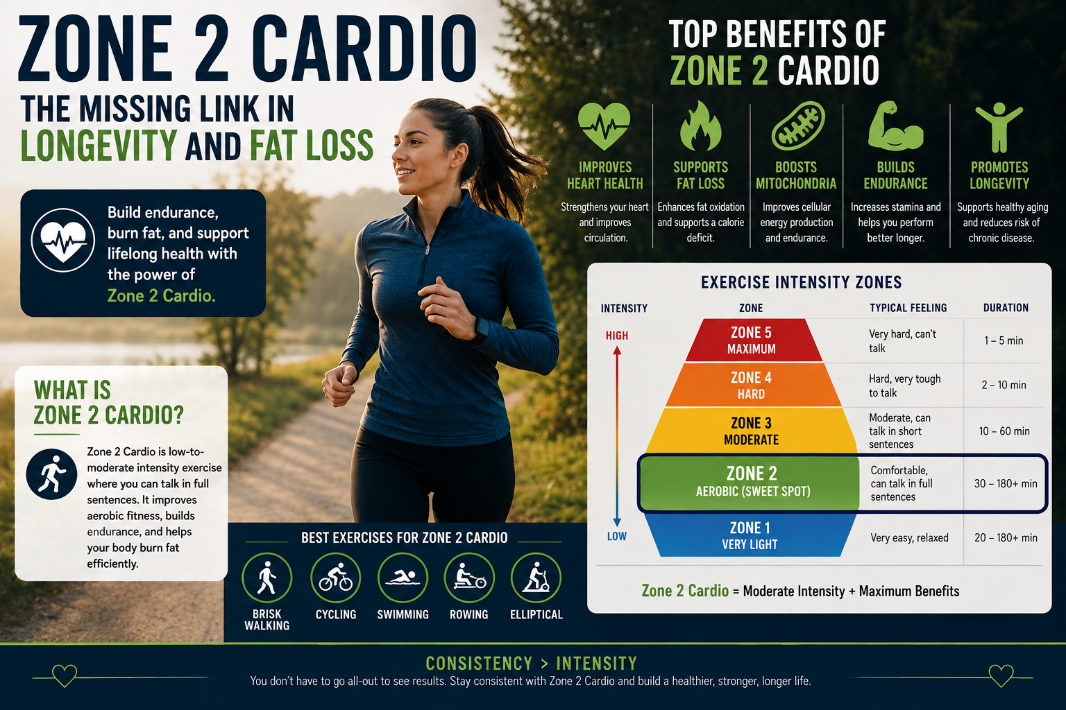 Zone 2 Cardio: The Powerful Missing Link in Longevity and Fat Loss