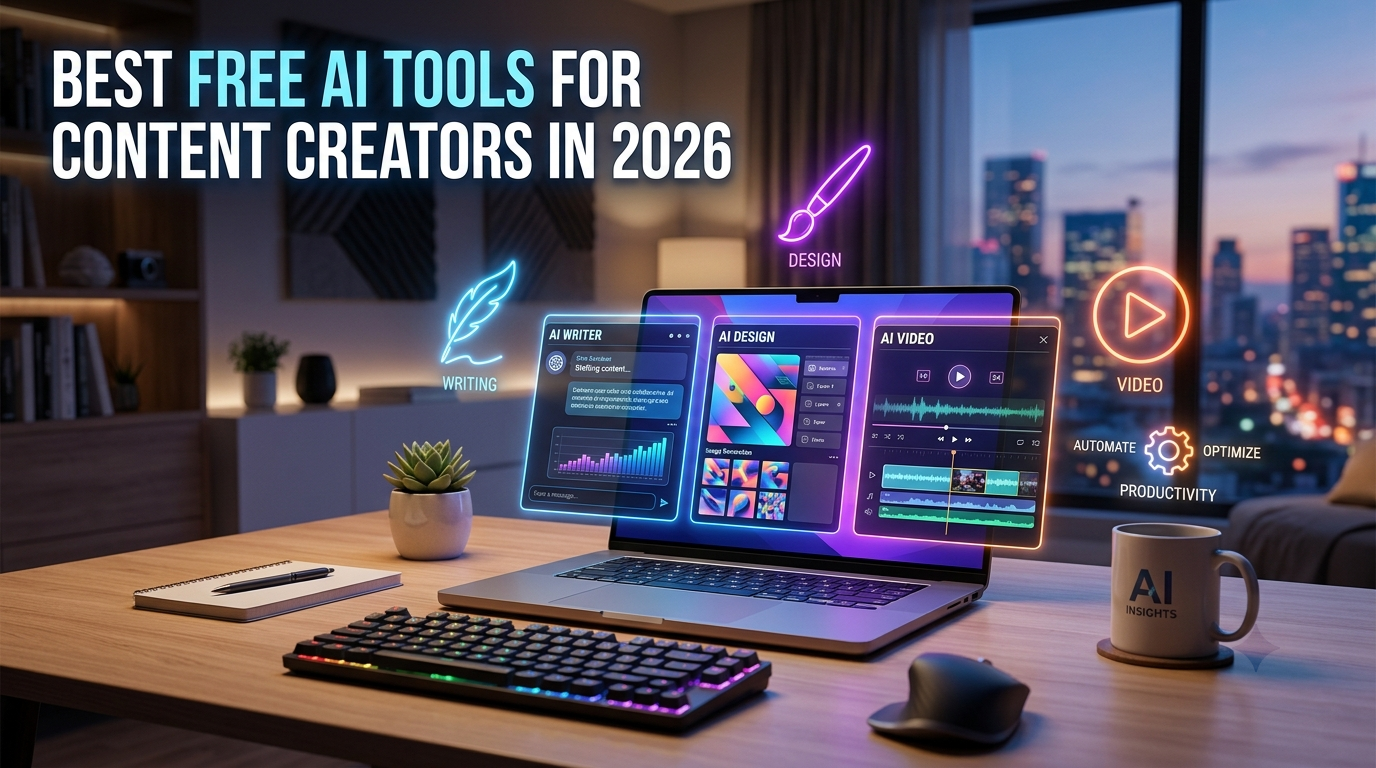 Best Free AI Tools for Content Creators in 2026