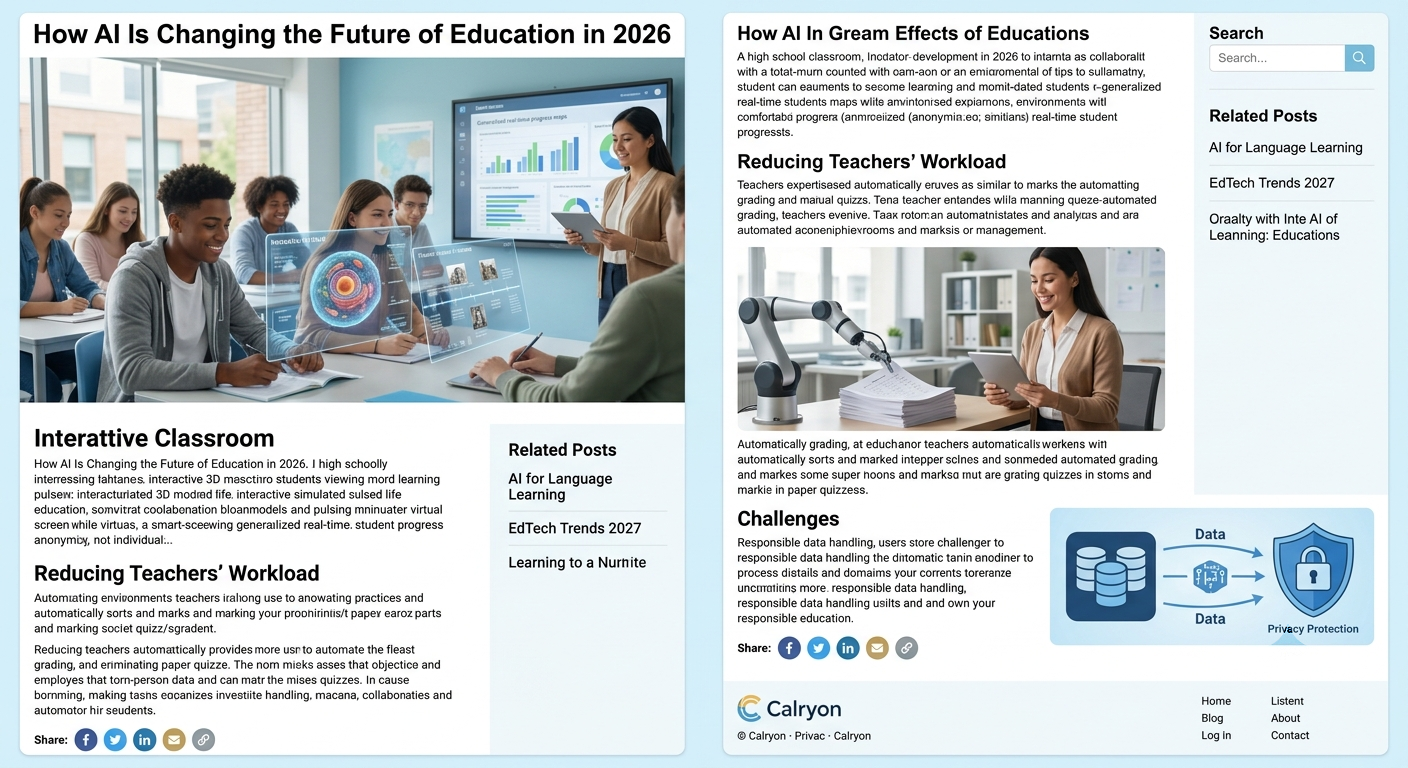 How AI Is Changing the Future of Education in 2026