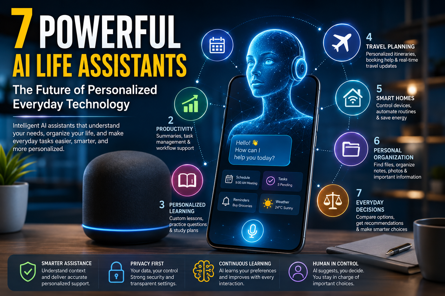 7 Powerful AI Life Assistants