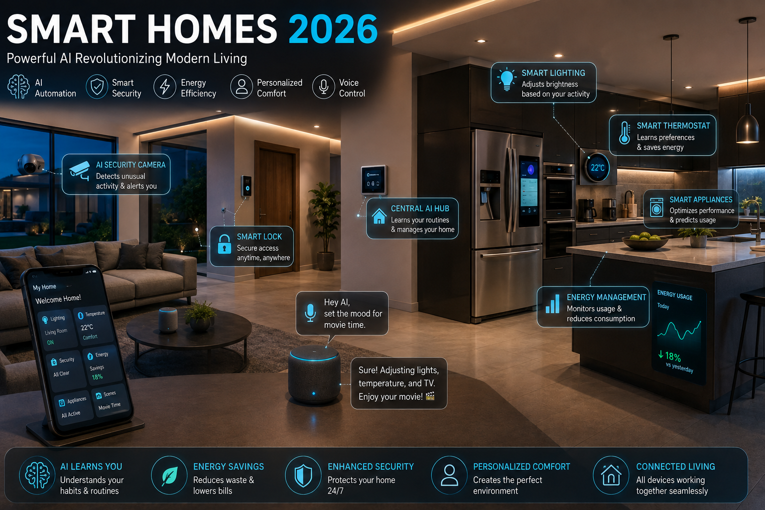 Smart Homes 2026: Powerful AI Revolutionizing Modern Living