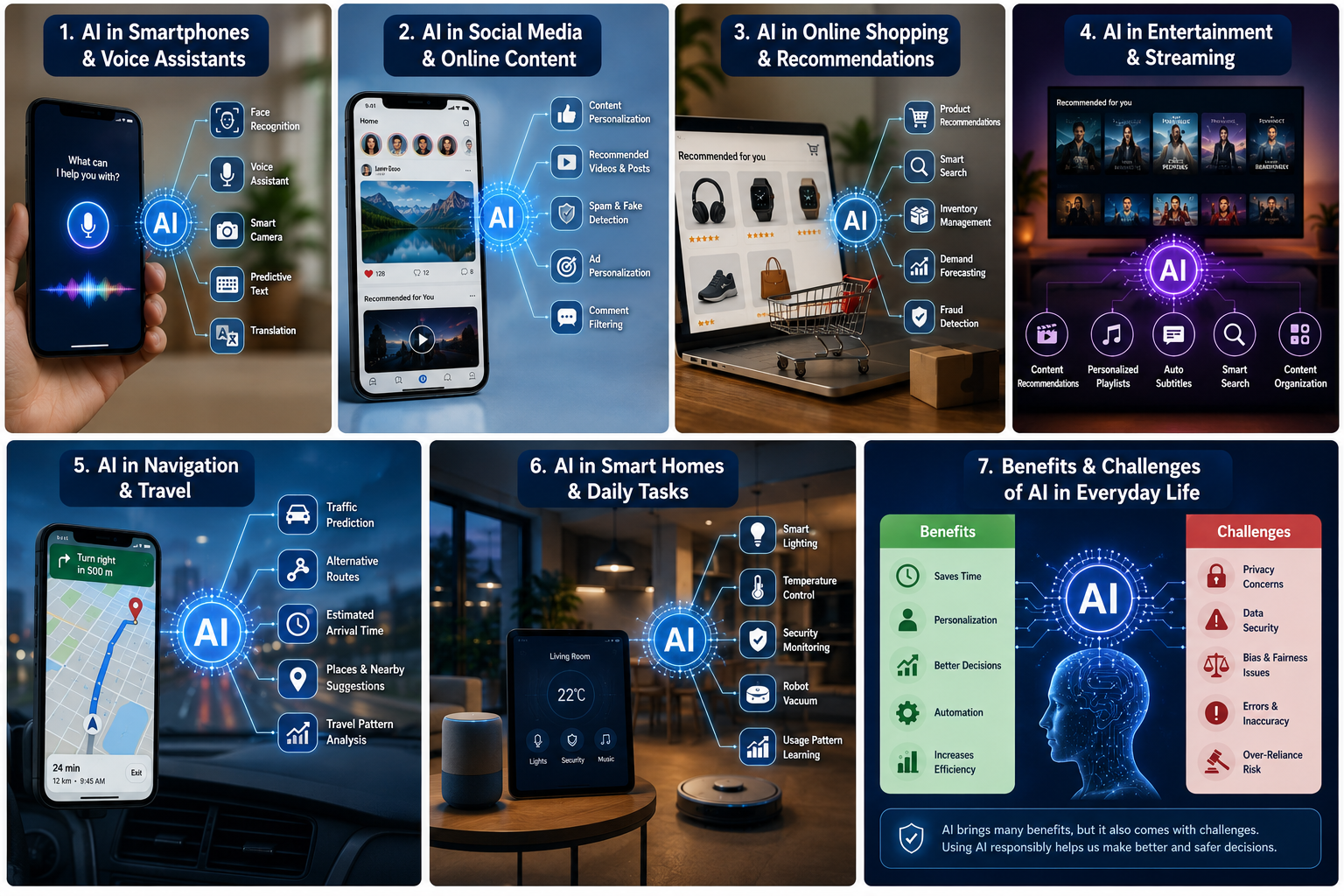 7 Powerful Ways We Use AI in Everyday Life Without Even Realizing It