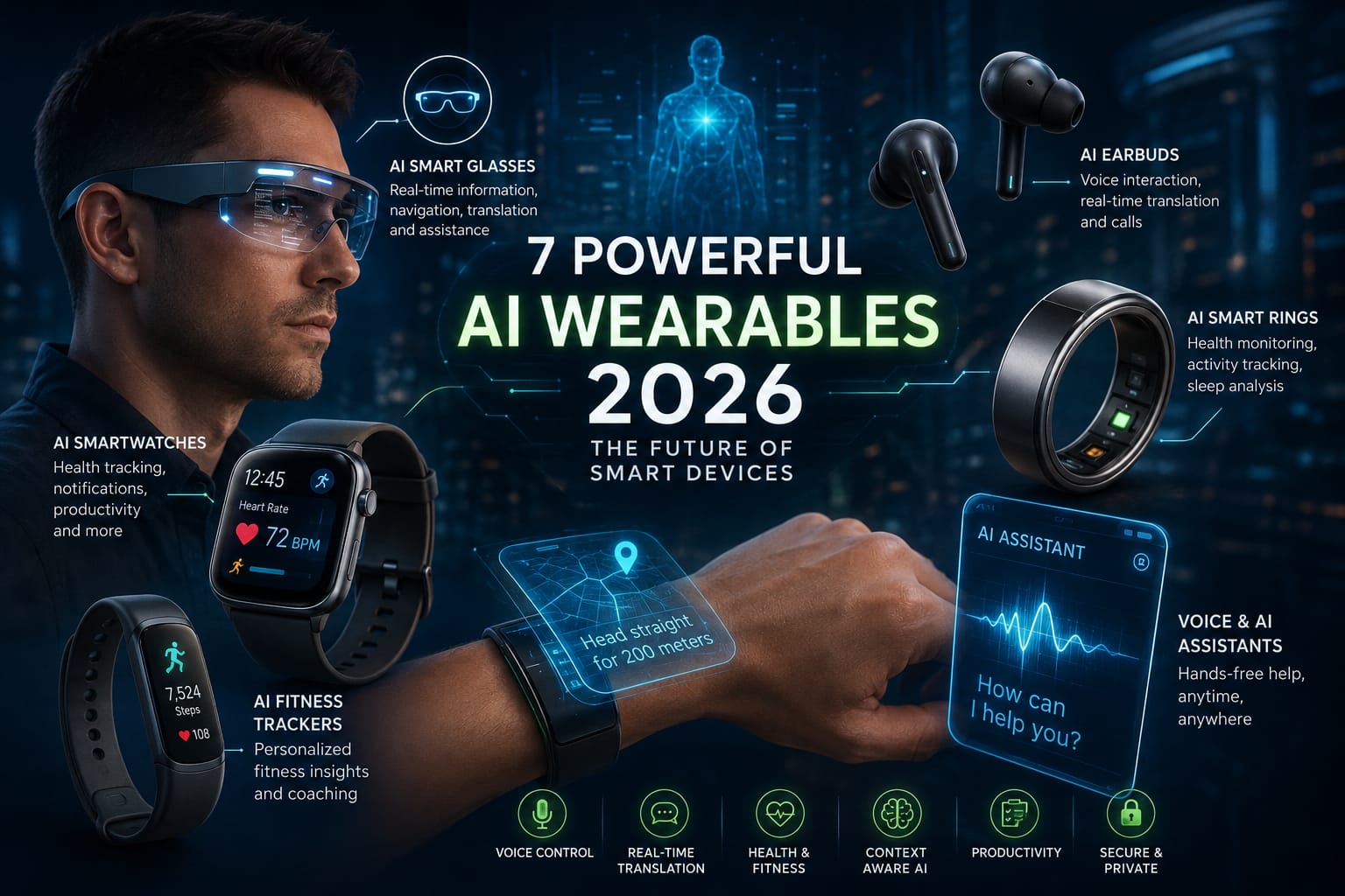 7 Powerful AI Wearables 2026: The Future of Smart Devices